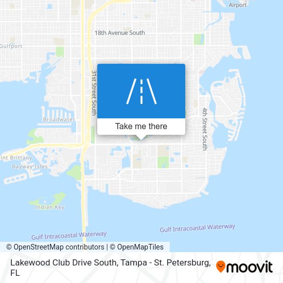 Lakewood Club Drive South map