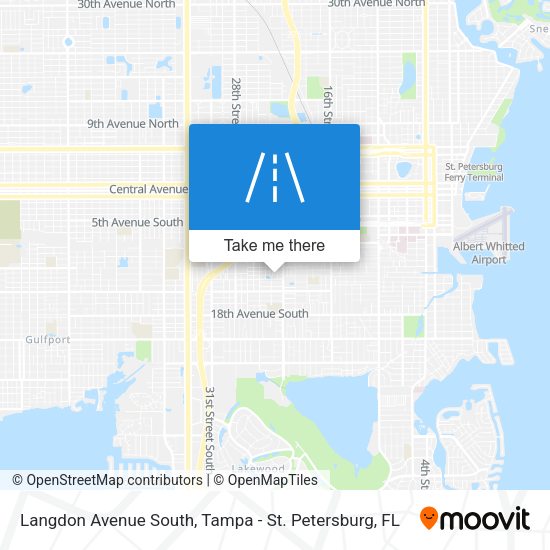 Mapa de Langdon Avenue South