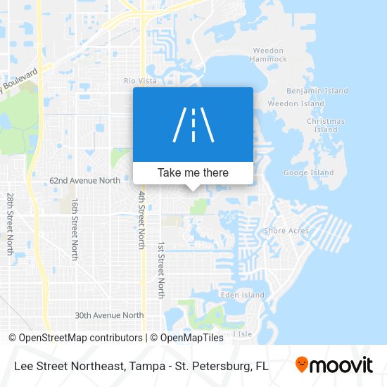 Lee Street Northeast map