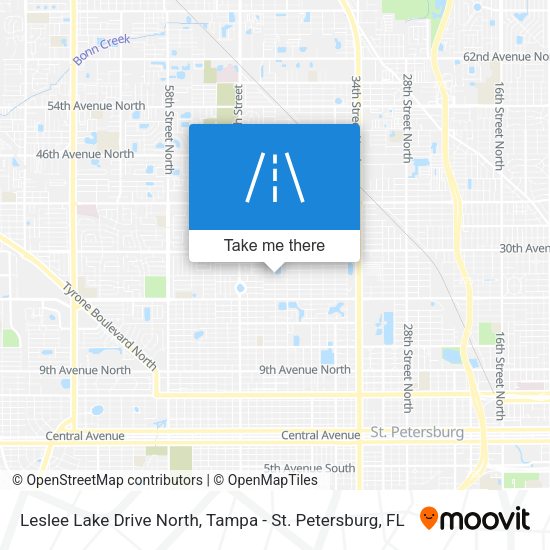 Mapa de Leslee Lake Drive North