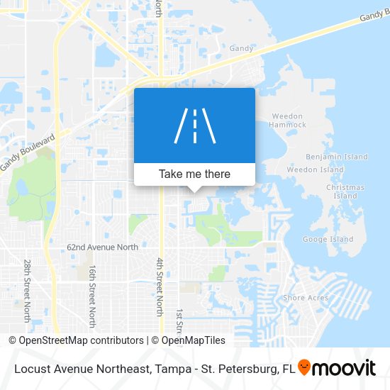 Locust Avenue Northeast map