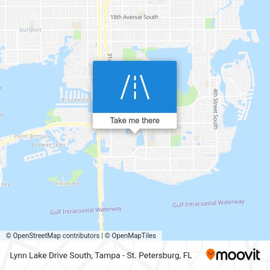Lynn Lake Drive South map