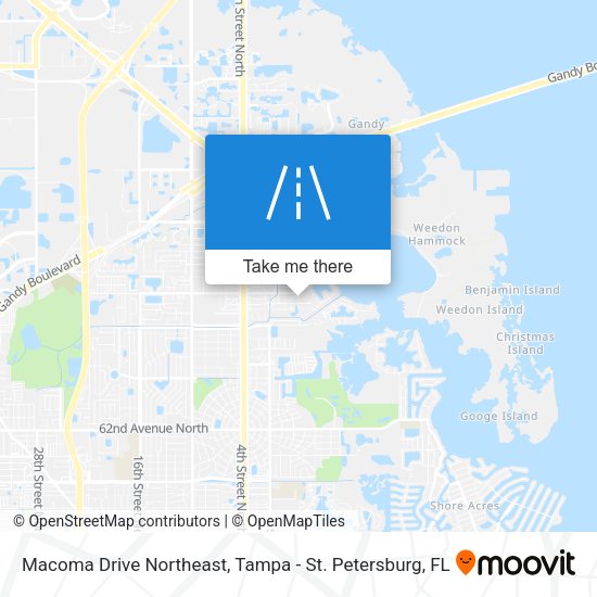 Mapa de Macoma Drive Northeast