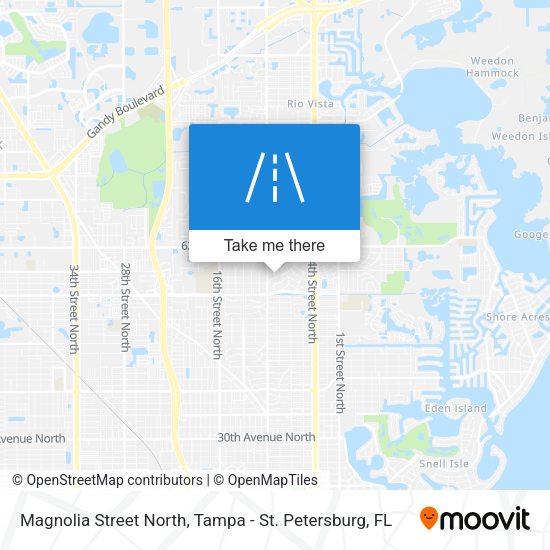 Magnolia Street North map