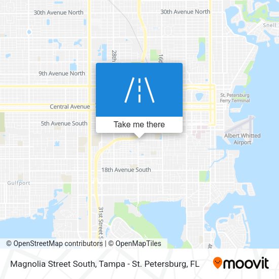 Magnolia Street South map