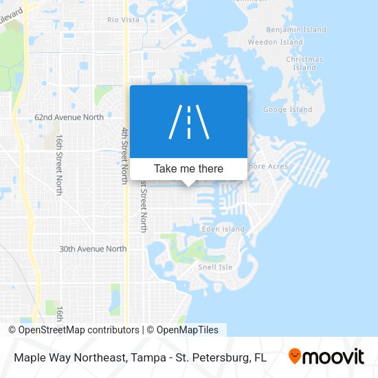 Maple Way Northeast map