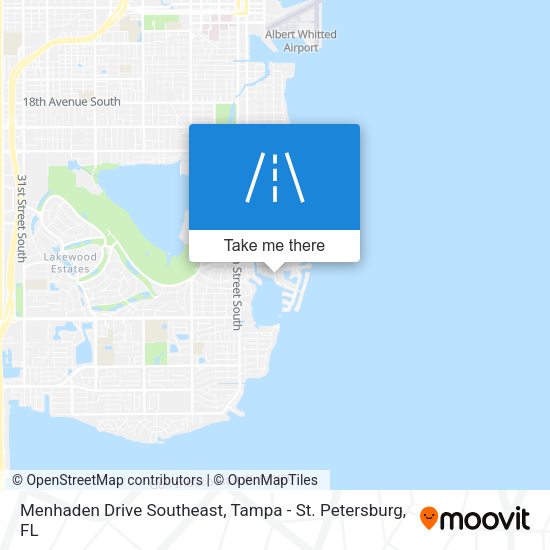 Menhaden Drive Southeast map