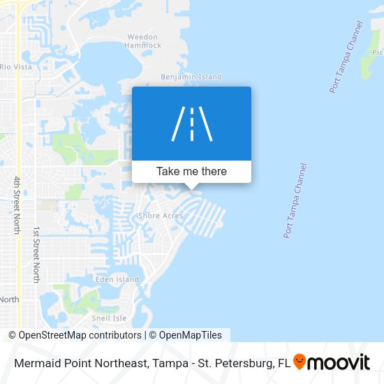 Mermaid Point Northeast map