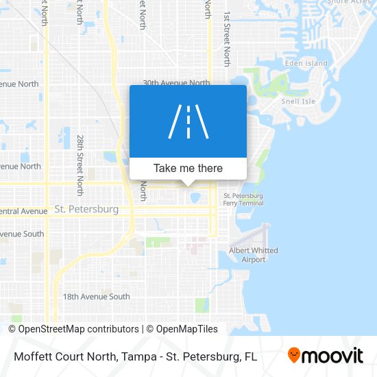 Moffett Court North map