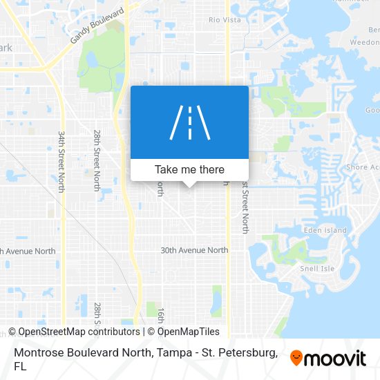 Mapa de Montrose Boulevard North