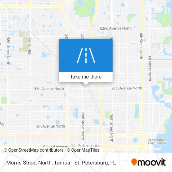Mapa de Morris Street North