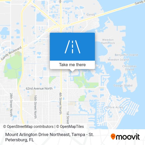 Mount Arlington Drive Northeast map