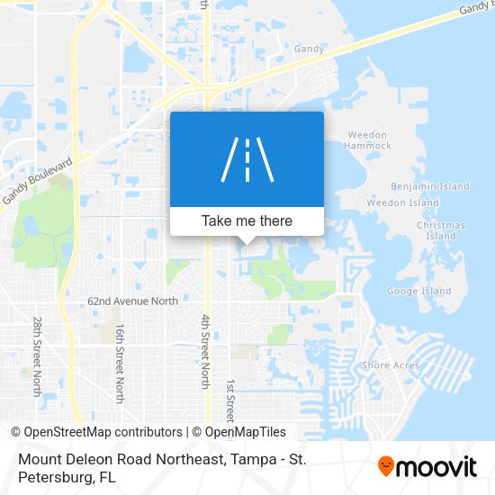 Mapa de Mount Deleon Road Northeast