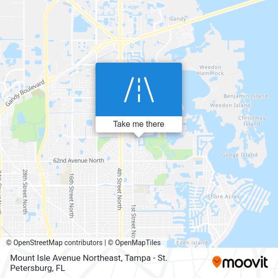Mount Isle Avenue Northeast map