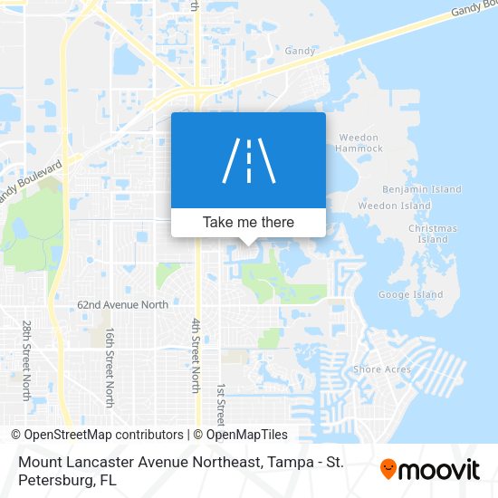 Mount Lancaster Avenue Northeast map