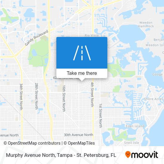 Murphy Avenue North map