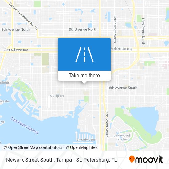 Mapa de Newark Street South