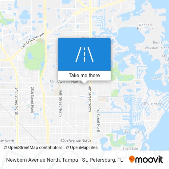 Mapa de Newbern Avenue North