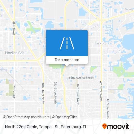 Mapa de North 22nd Circle
