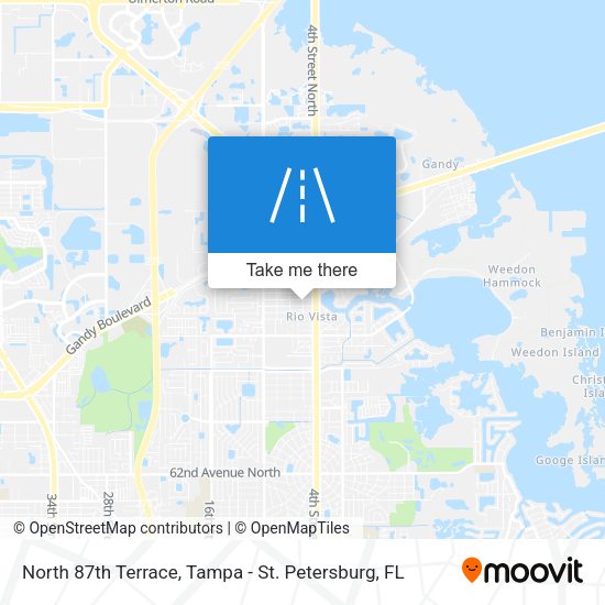 Mapa de North 87th Terrace