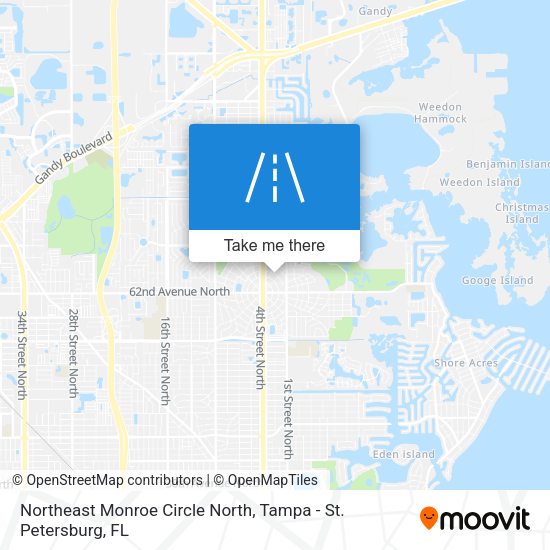Mapa de Northeast Monroe Circle North