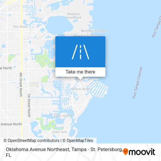 Mapa de Oklahoma Avenue Northeast
