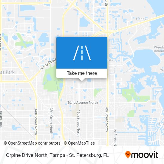 Mapa de Orpine Drive North
