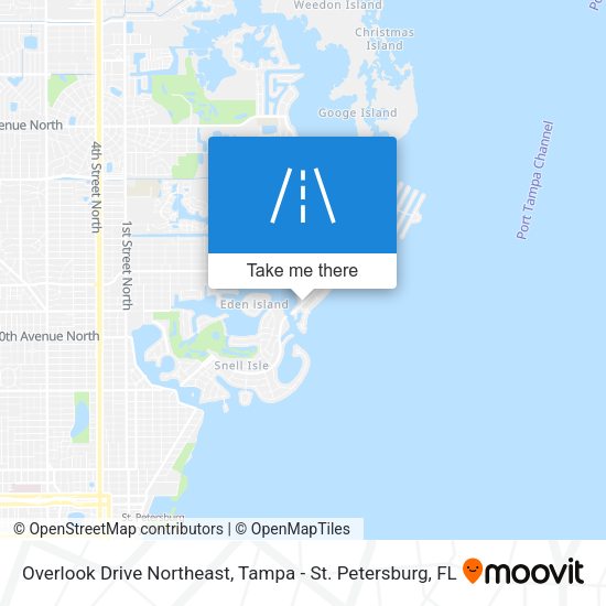 Overlook Drive Northeast map