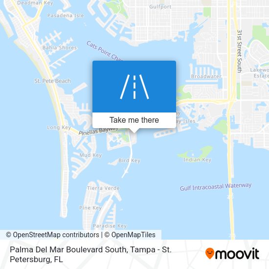 Palma Del Mar Boulevard South map