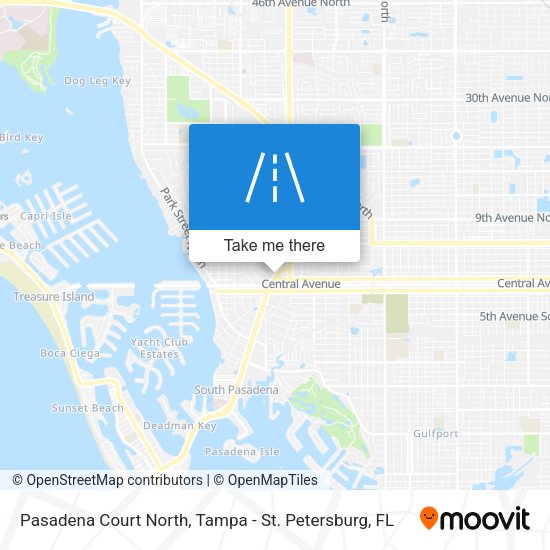 Pasadena Court North map