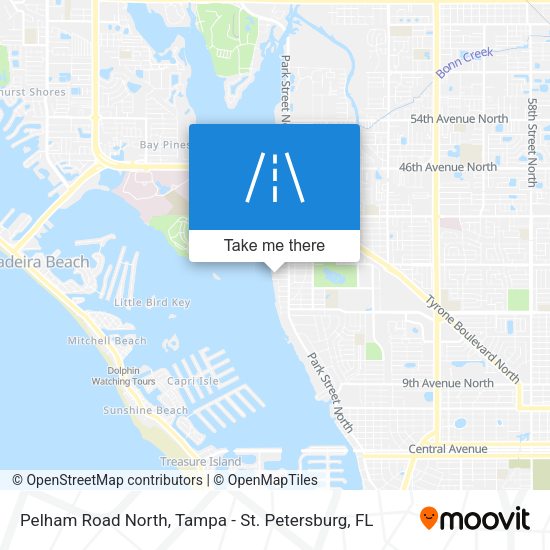 Mapa de Pelham Road North