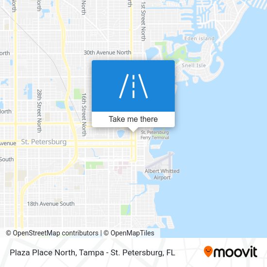 Plaza Place North map