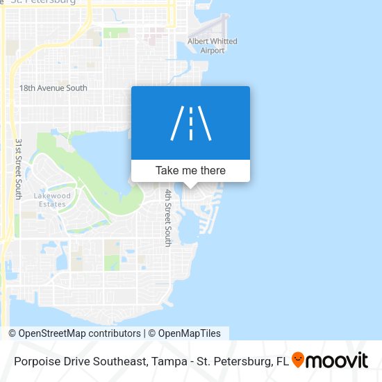 Porpoise Drive Southeast map