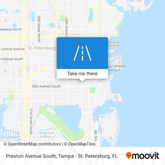 Preston Avenue South map