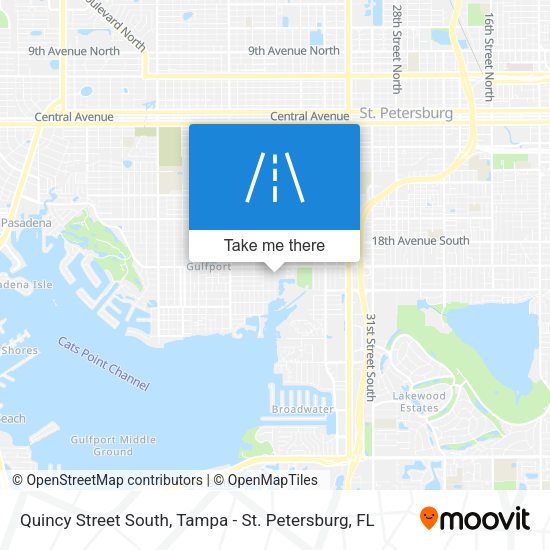 Quincy Street South map