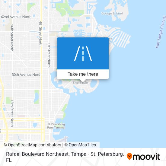 Rafael Boulevard Northeast map