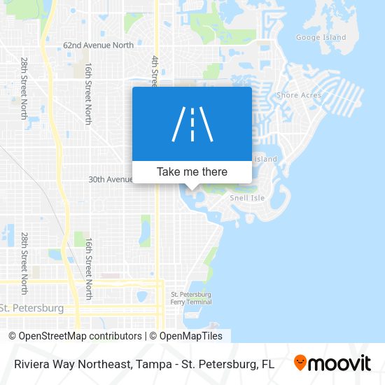 Riviera Way Northeast map