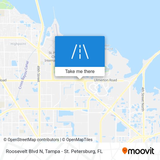 Mapa de Roosevelt Blvd N