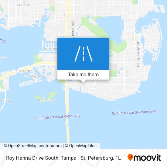 Roy Hanna Drive South map
