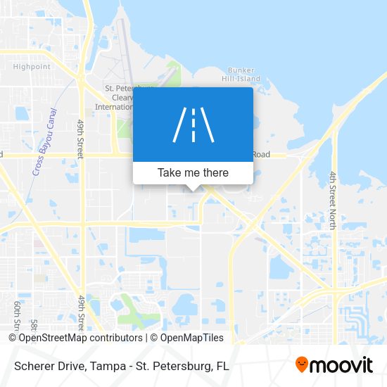 Scherer Drive map
