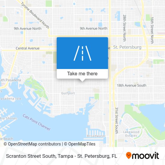 Mapa de Scranton Street South