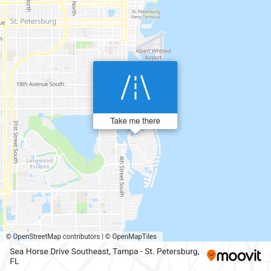 Sea Horse Drive Southeast map