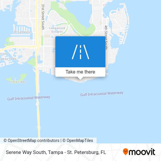 Serene Way South map