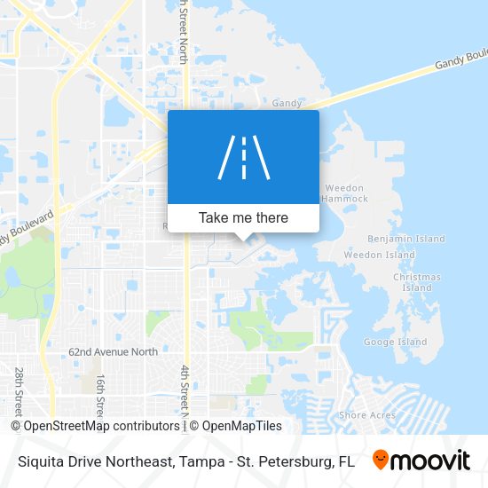 Mapa de Siquita Drive Northeast
