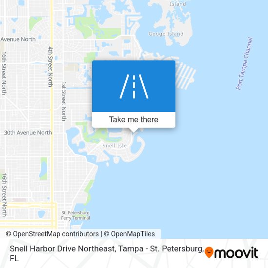 Mapa de Snell Harbor Drive Northeast