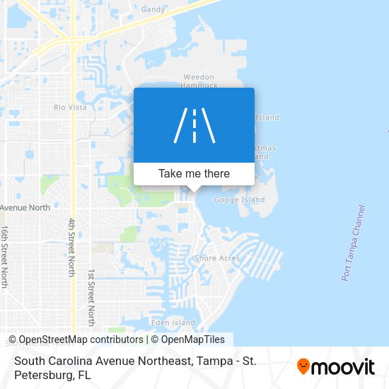 Mapa de South Carolina Avenue Northeast
