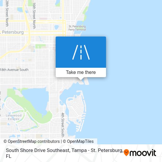 South Shore Drive Southeast map