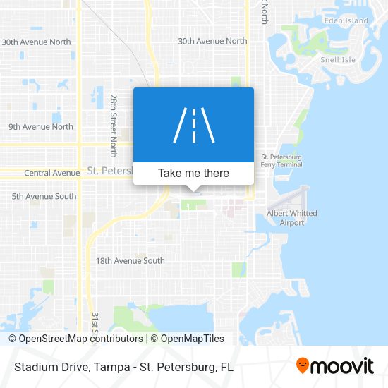 Stadium Drive map