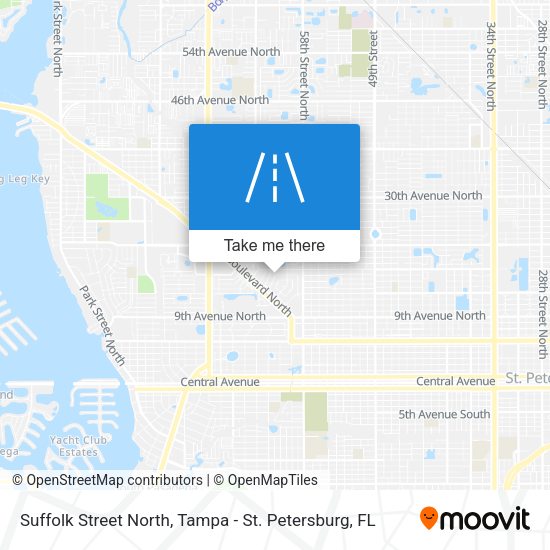 Suffolk Street North map