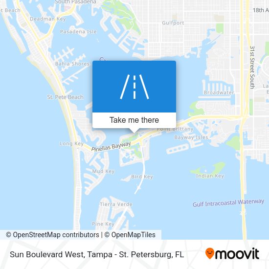 Mapa de Sun Boulevard West